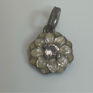 Pandora Blooming Dahlia enamel pendant.